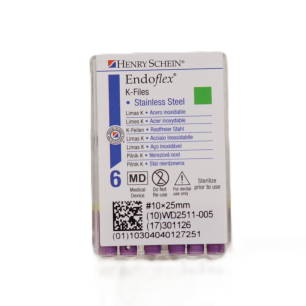 HS-Endoflex K-Files 25 mm,  010, lila, 6db