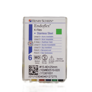 HS-Endoflex K-Files 25 mm,  015 - 040, 6db