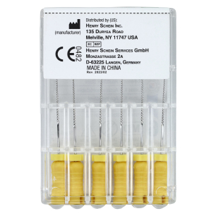 HS-Endoflex K-Files 25 mm,  020, sárga, 6db