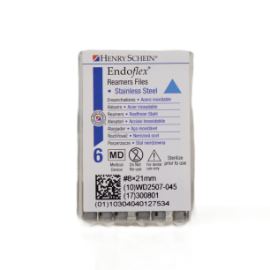 HS-Endoflex Reamer 21 mm,  008, szürke, 6db