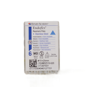 HS-Endoflex Reamer 25 mm,  015, fehér, 6db