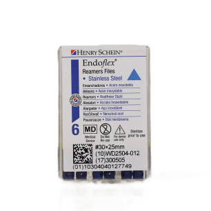 HS-Endoflex Reamer 25 mm,  030, kék, 6db