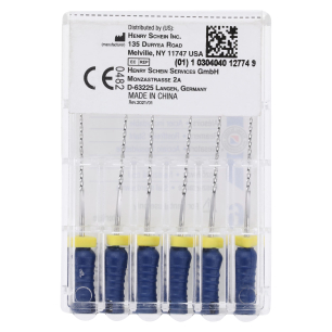 HS-Endoflex Reamer 25 mm,  030, kék, 6db