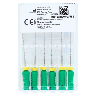 HS-Endoflex Reamer 25 mm,  035, zöld, 6db