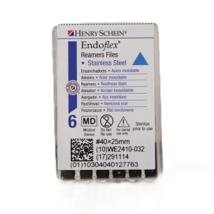 HS-Endoflex Reamer 25 mm,  040, fekete, 6db