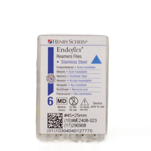 HS-Endoflex Reamer 25 mm,  045, fehér, 6db