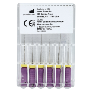 HS-Endoflex Hedstrom 25mm, 010, lila, 6db