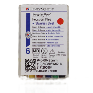 HS-Endoflex Hedstrom 25mm, 045 - 080, 6db