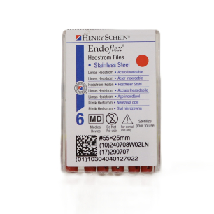 HS-Endoflex Hedstrom 25mm, 055, piros, 6db