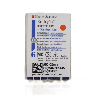 HS-Endoflex Hedstrom 25mm, 060, kék, 6db