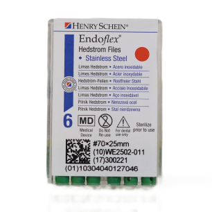 HS-Endoflex Hedstrom 25mm, 070, zöld, 6db