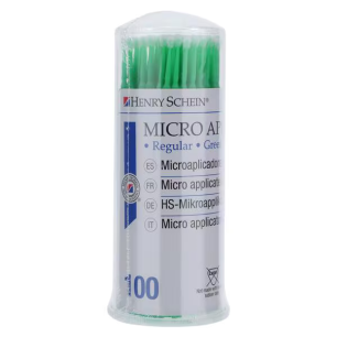HS10 Mikro applikátor, 100db, normál, zöld