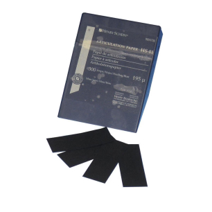 Artikulációs papír, 195 μ, kék, 300 lap, műanyag dobozban