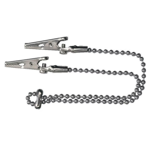 Krómozott nyálkendő csipesz