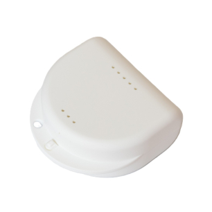 Fogszabályzó dobozka, 1db, fehér