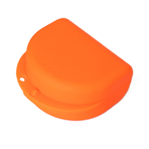 Fogszabályzó dobozka, 1db, narancs
