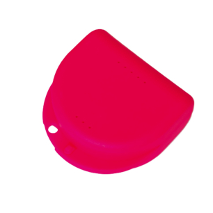 Fogszabályzó dobozka, 1db, pink