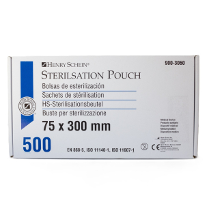 Sterilizáló tasak, 75 x 300 mm, 500db