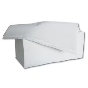 3 rétegű papírtörlő, V-hajtogatott cellulózból, 22 x 42 cm