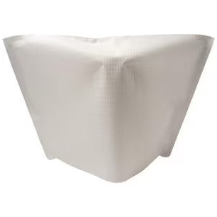 Fejtámla védő, papír-nejlon, fehér, 500db, 33x25cm