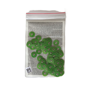 Standard Fi/Po korong, Ø 12,7 mm, v.zöld, medium, 85 db