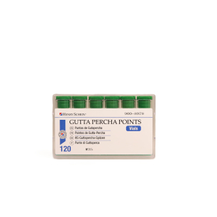 HS Guttapercha Poén fiolában, 120db, 035 zöld