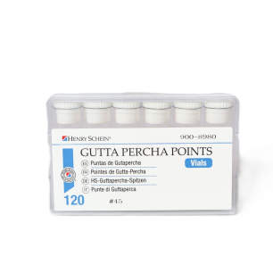 HS Guttapercha Poén fiolában, 120db, 045 fehér