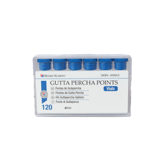 HS Guttapercha Poén fiolában, 120db, 060 kék