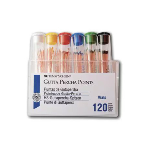 HS Guttapercha Poén fiolában, 120db, 140 fekete