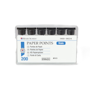 HS Papirpoén fiolában, 200db, 080 fekete