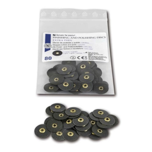 Extra vékony Fi/Po korong, Ø 10 mm, fekete, extra durva, 80 db