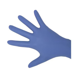 Színes nitril kesztyű, 100db, kék, L