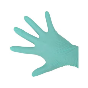 Színes nitril kesztyű, 100db, zöld, XL