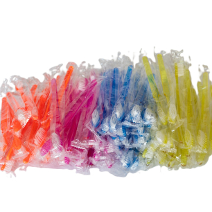 Egyszerhasználatos fogkefék fogkrémmel, 100db