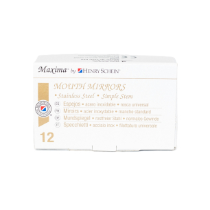 Maxima® rhodiumos tükörszem, sík, 3-as, 12db