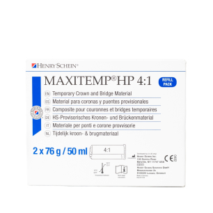 MaxiTemp® HP id. korona- és hídanyag 4:1, 2x50ml, A2