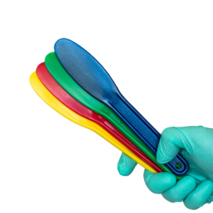 Műanyag alginát spatula, zöld