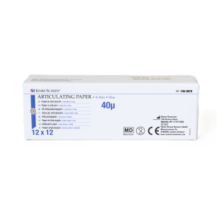 Artikulációs papír, 40 μ, kék, 12x12 lap.